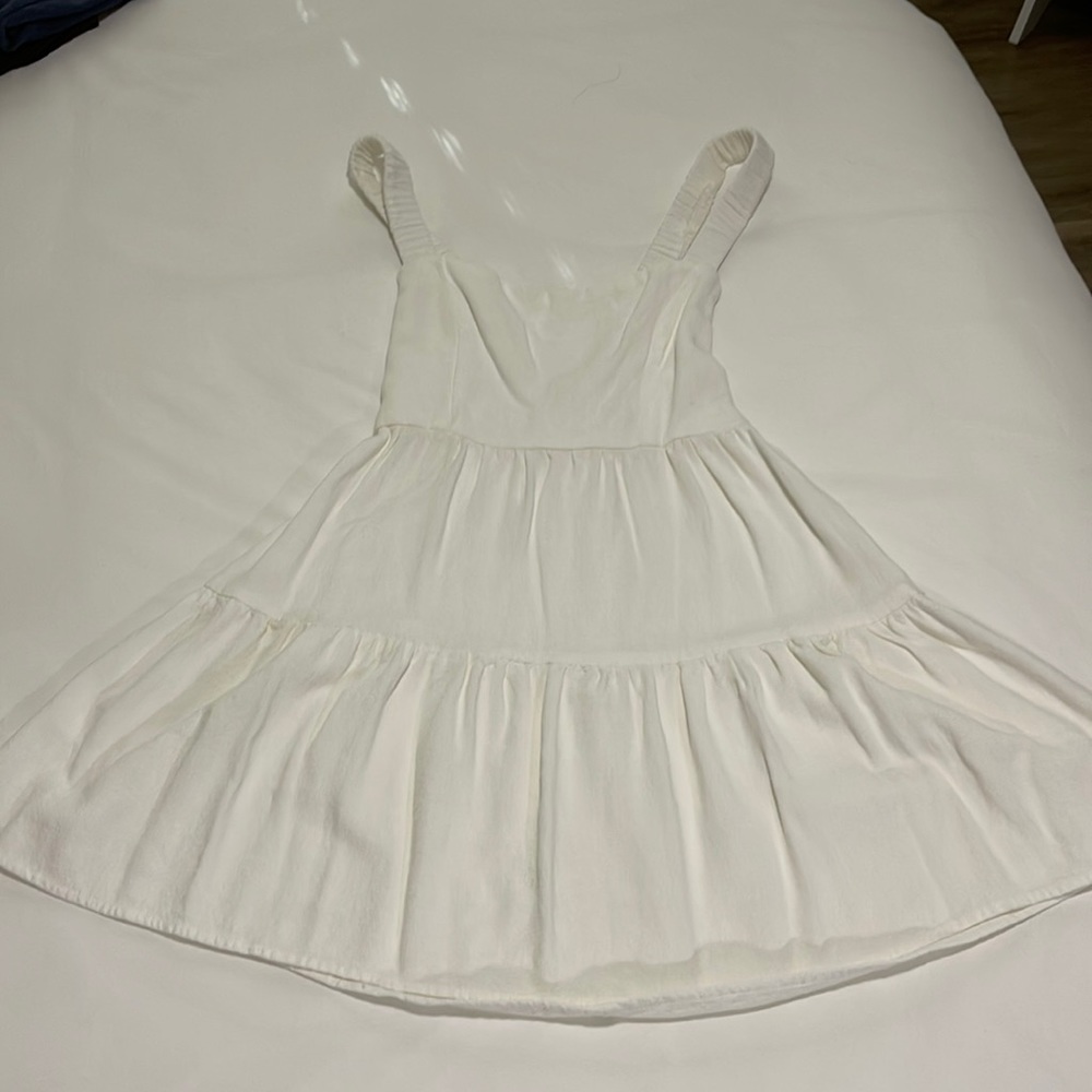Princess Polly White Flowy Mini Dress